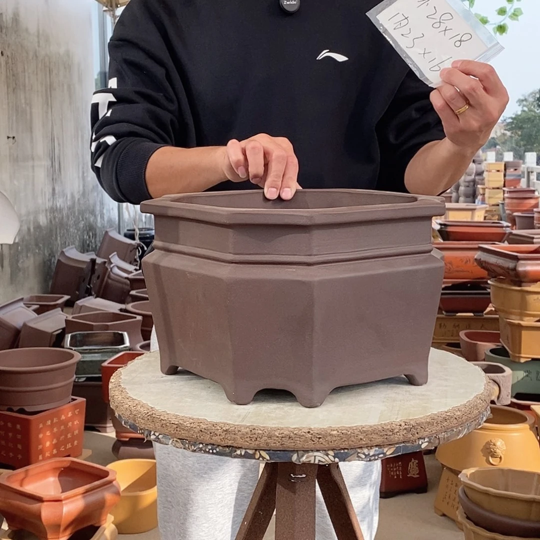 紫砂花盆紫砂花盆