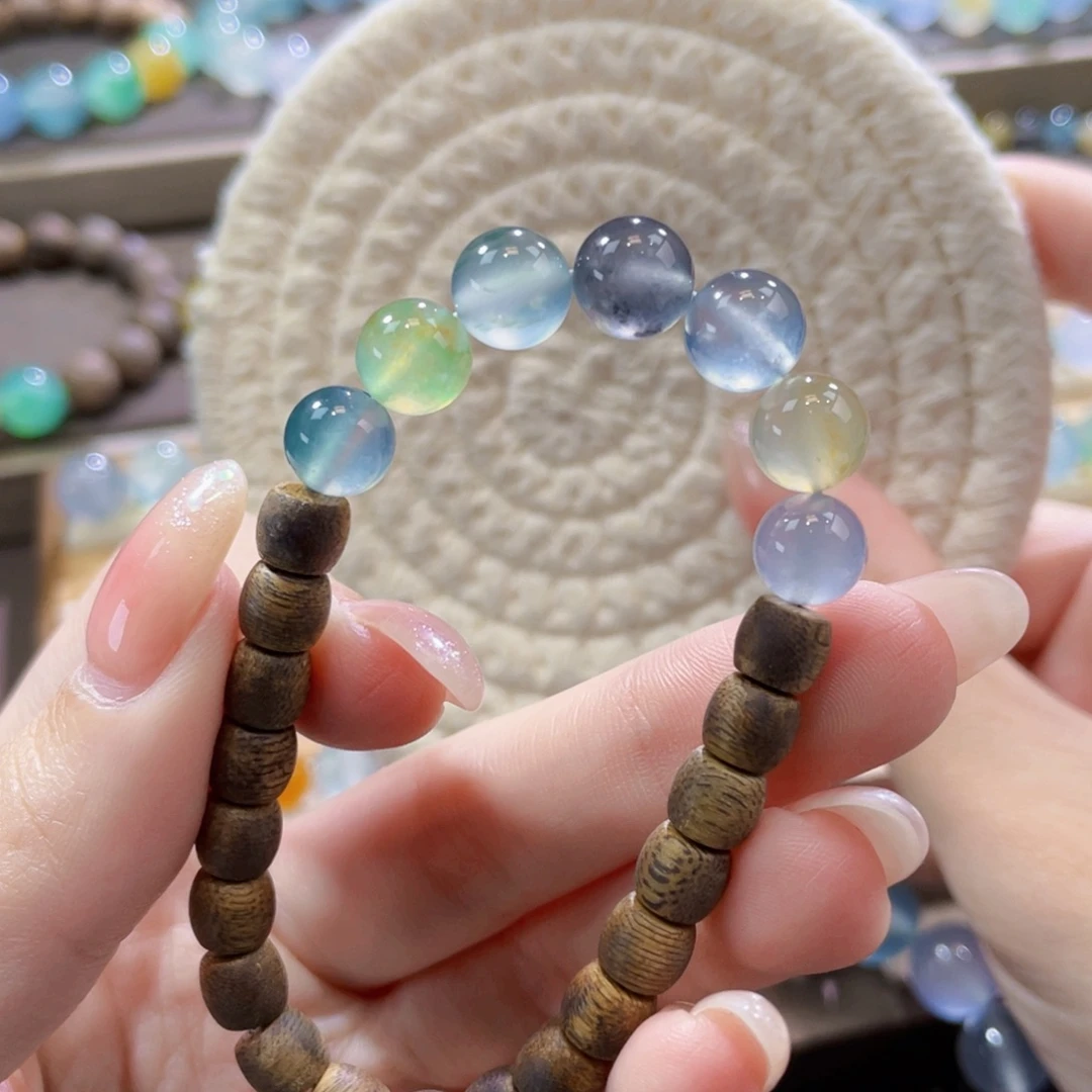 翡翠未镶嵌手链卡8加