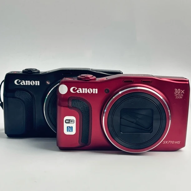 95新 Canon/佳能 sx710黑色1610万像素30倍变焦可wifi复古ccd