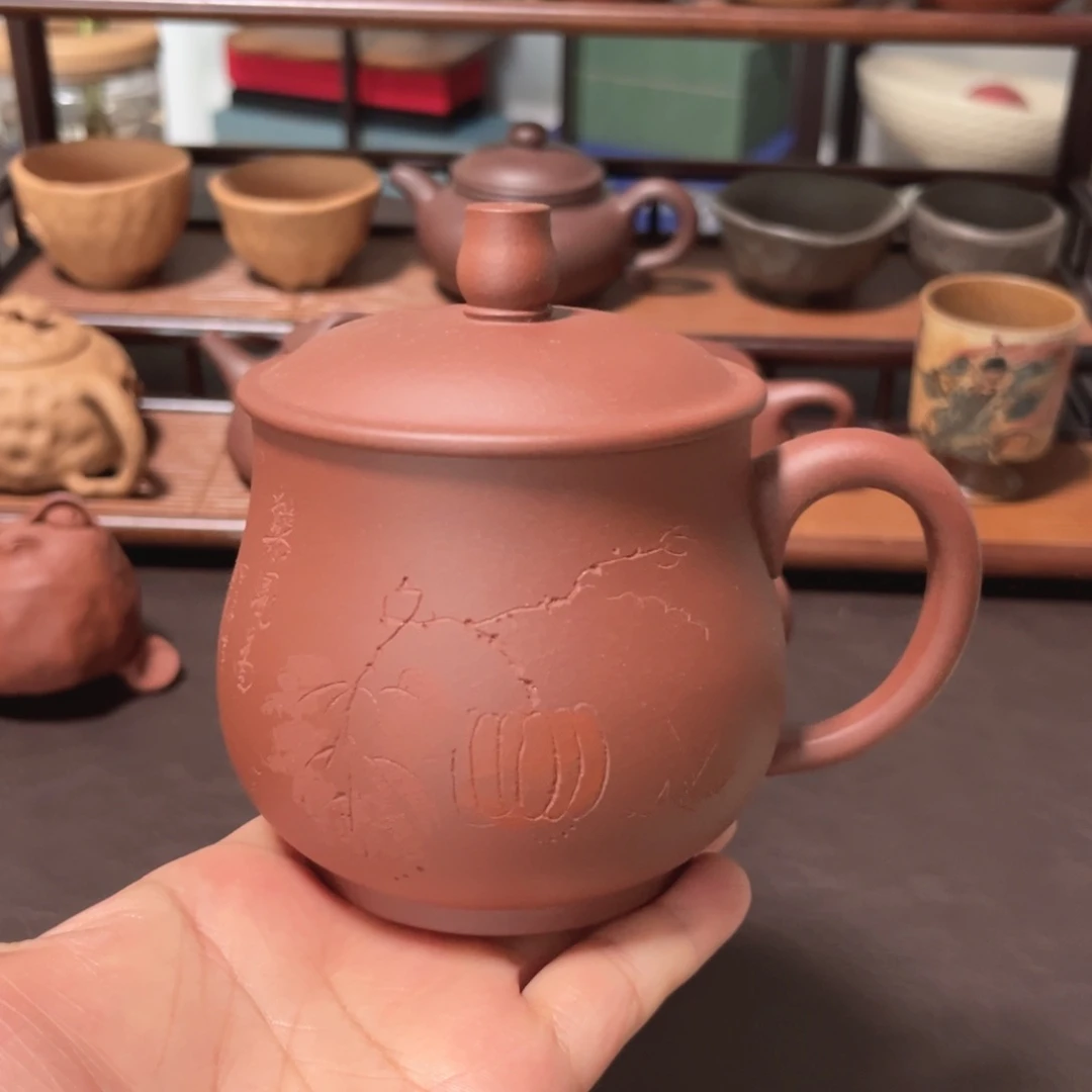 茶壶紫砂南瓜杯350毫升