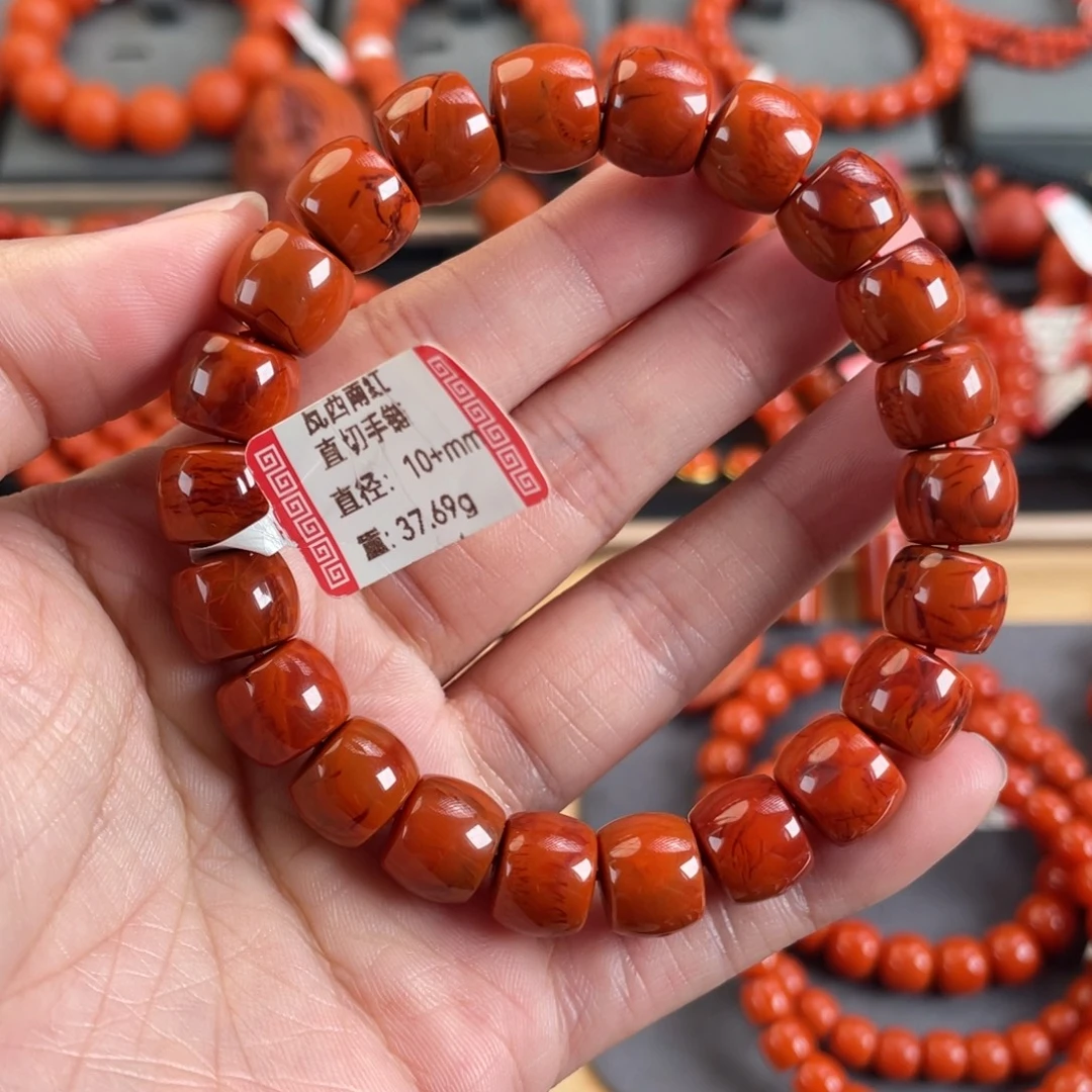南红玛瑙未镶嵌手串10➕