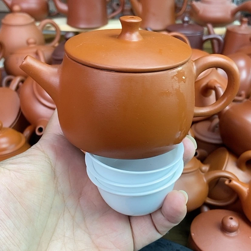 【闪购商品】茶壶朱泥130c c
