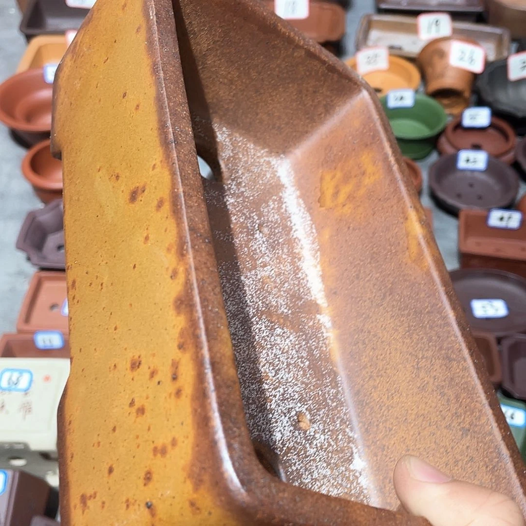 紫砂小盆21.5*12.5*5.5