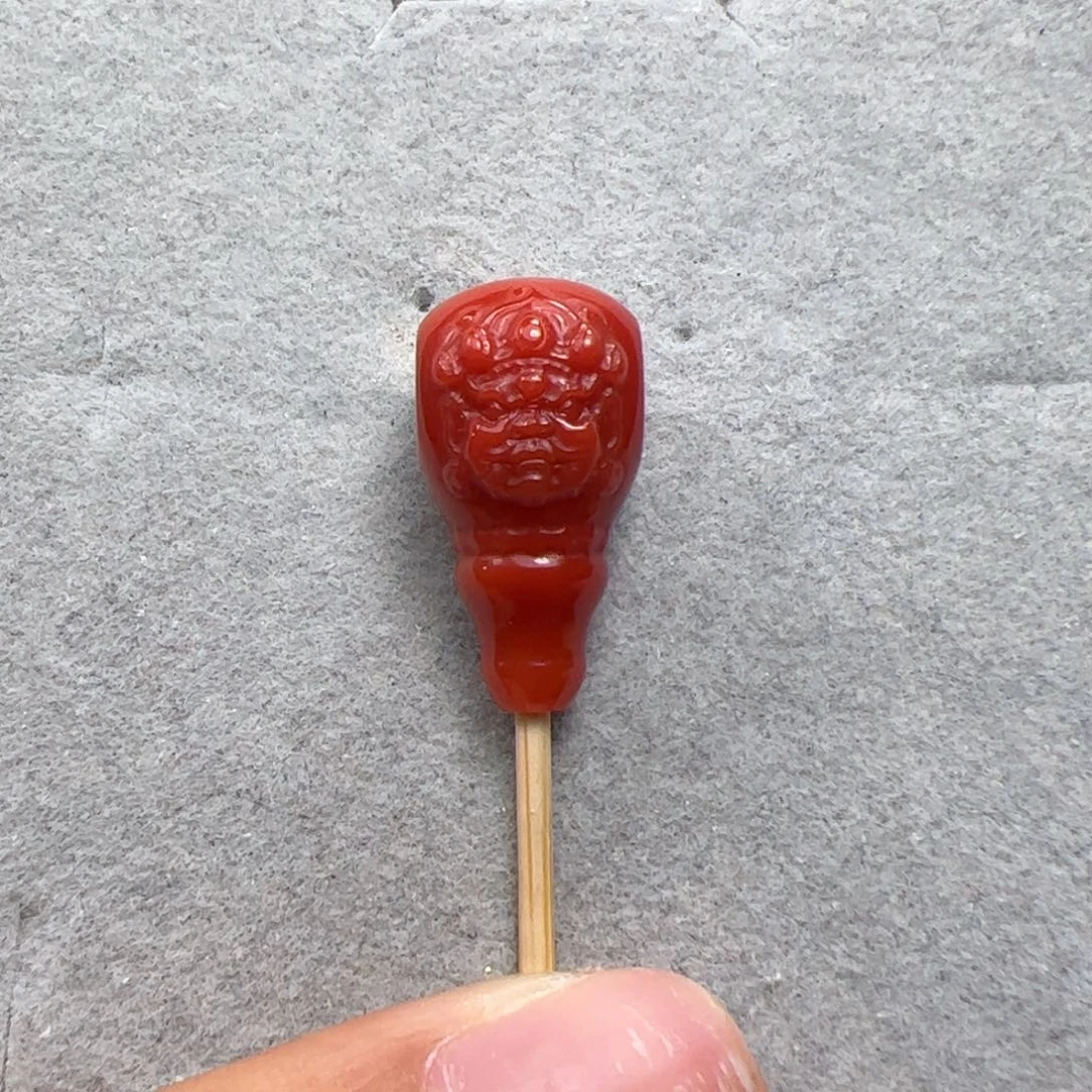 未镶嵌三通南红玛瑙