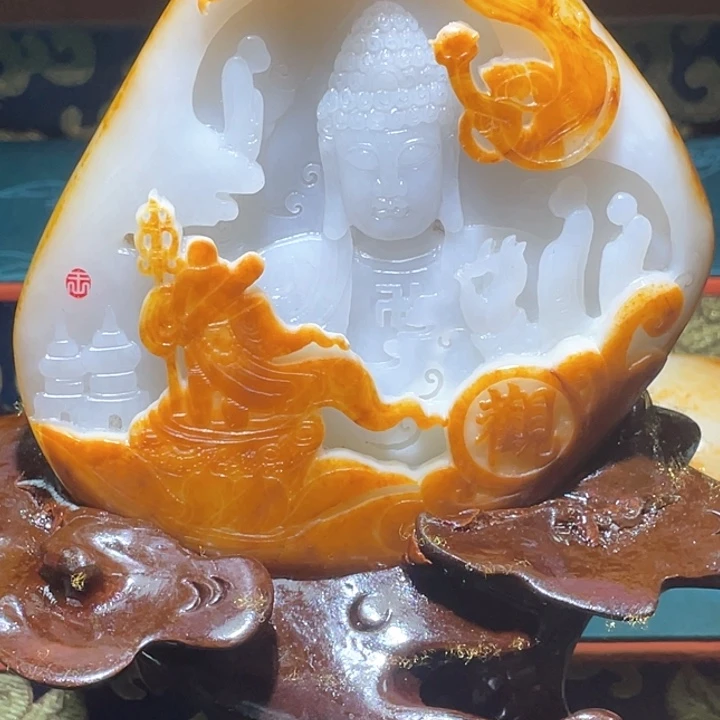 和田玉未镶嵌颈饰管*员CC