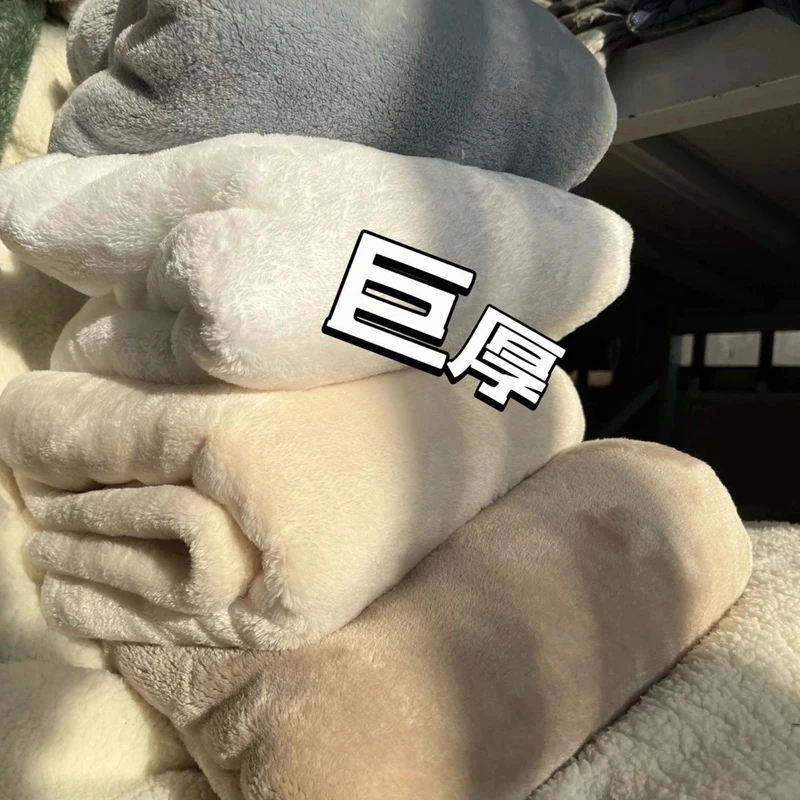 【外贸出口尾单】法兰绒毛毯暖床速热宿舍毯膝盖毯宠物毯多功能盖毯