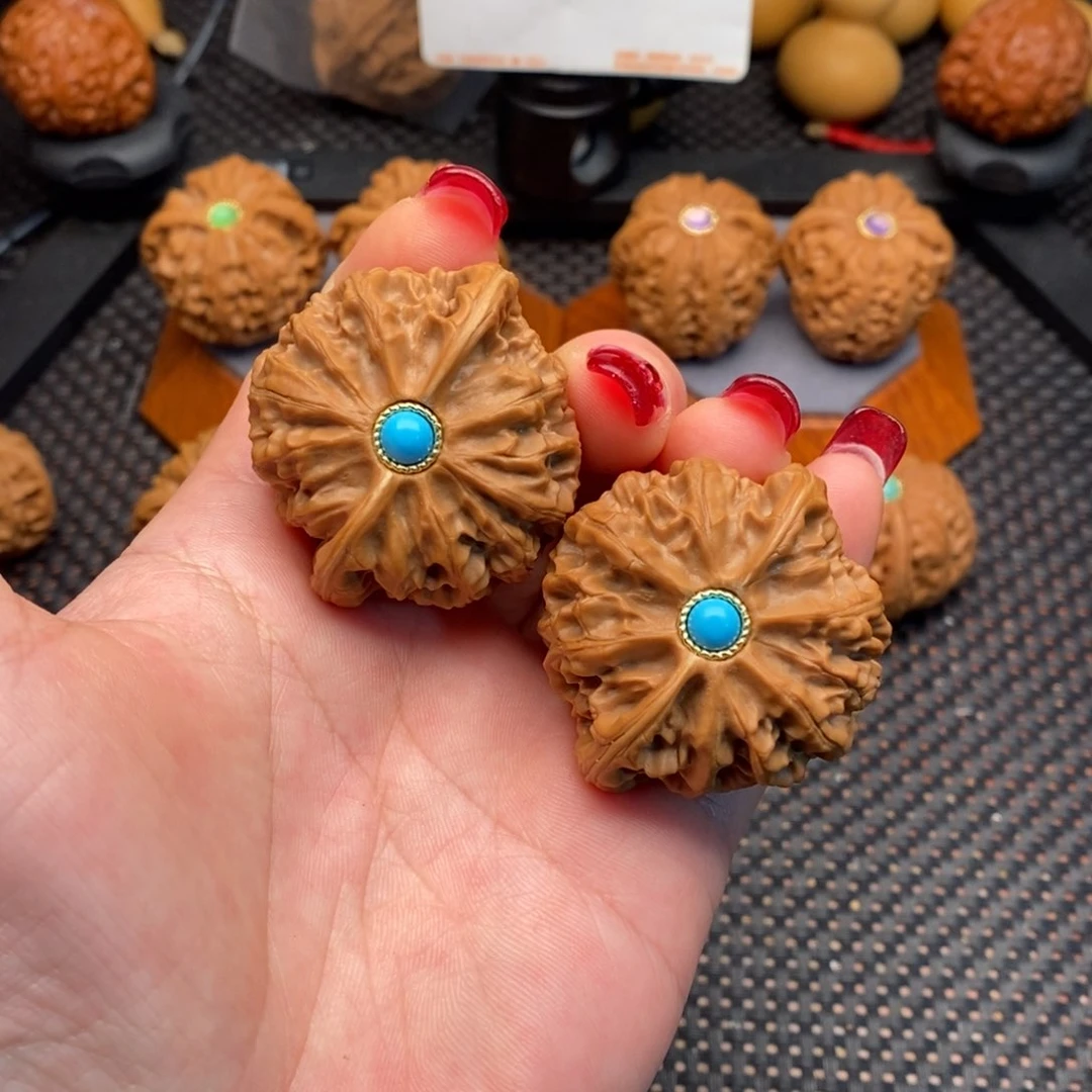 文玩核桃把件全品宫灯45尺