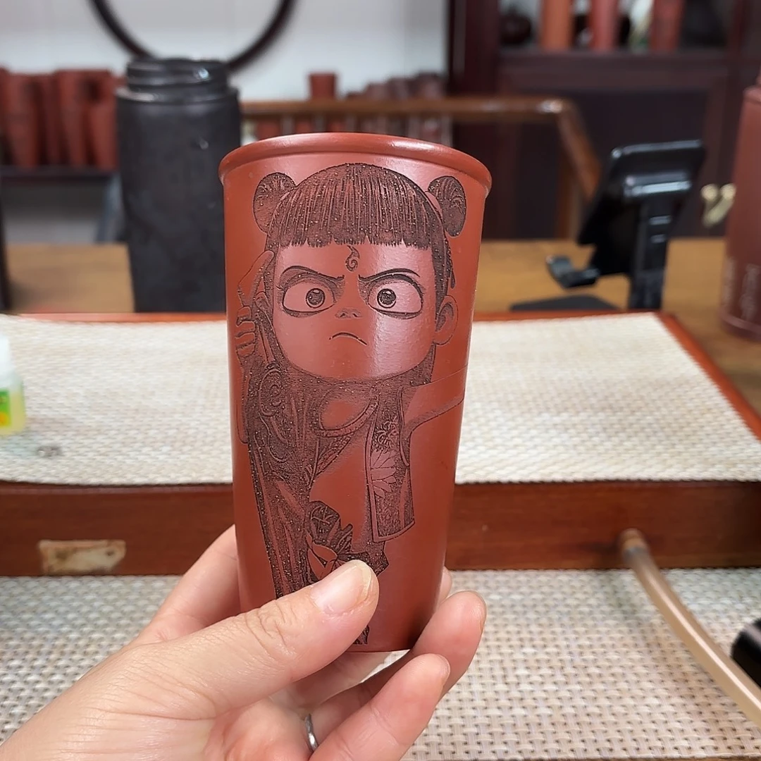 紫砂茶杯宜兴紫砂杯