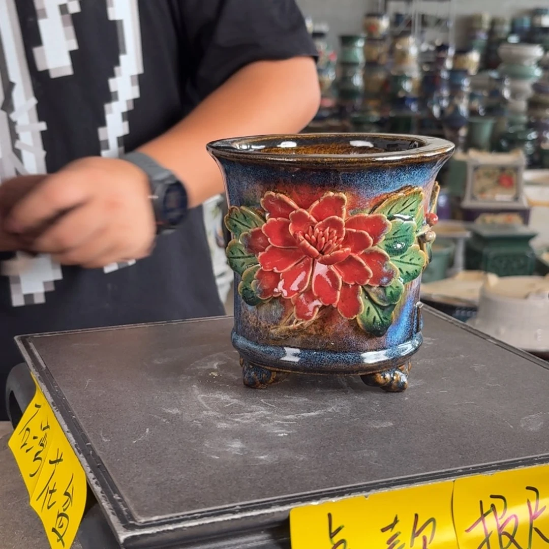 。一风堂石湾花盆 内口11*11