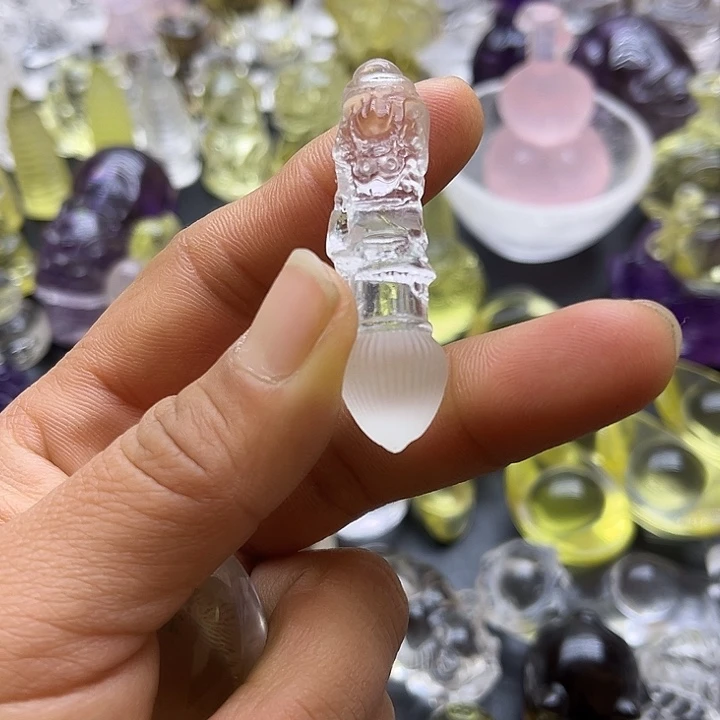 水晶摆件未镶嵌吊坠