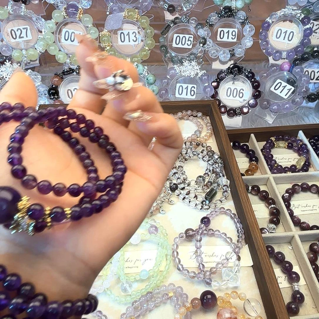 鼎***说烟晶手链银S925镶嵌9999999999999999999999