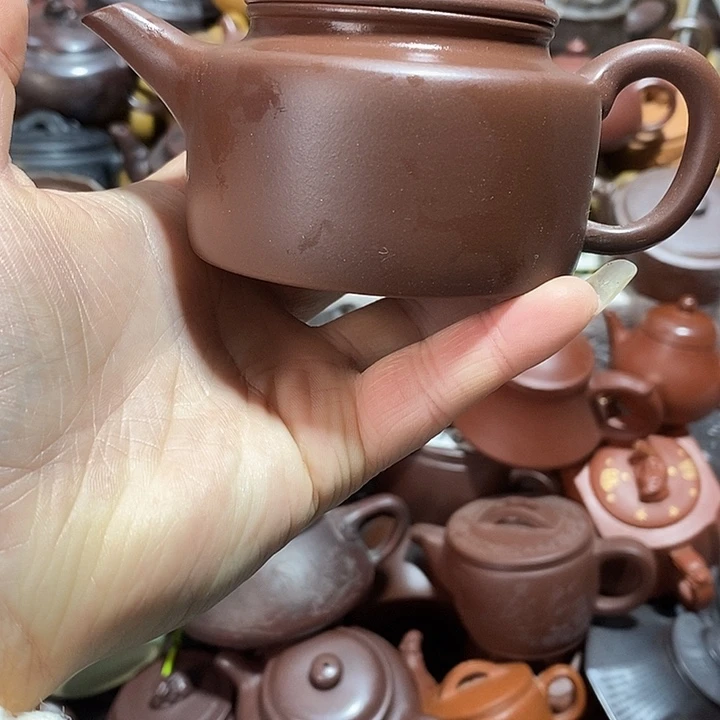 紫砂茶壶口裂微瑕