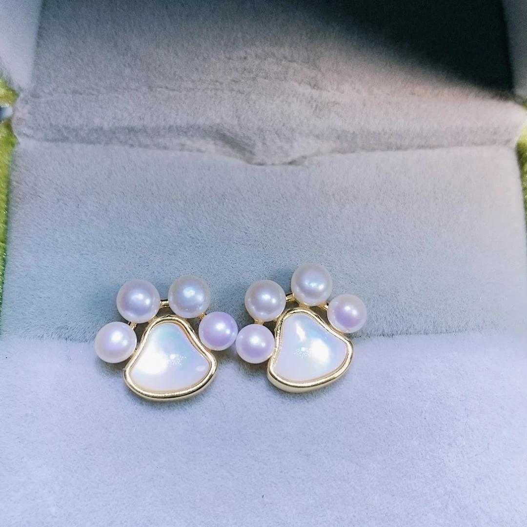 【闪购商品】淡水珍珠耳饰未镶嵌