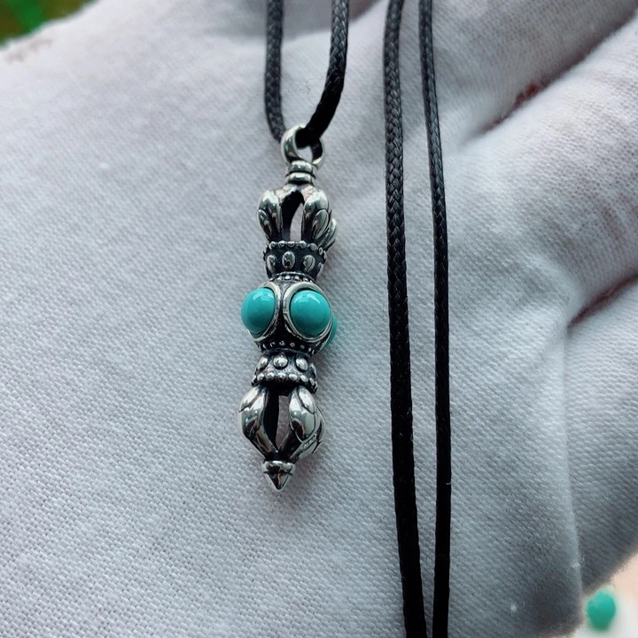 绿松石银S925镶嵌配饰