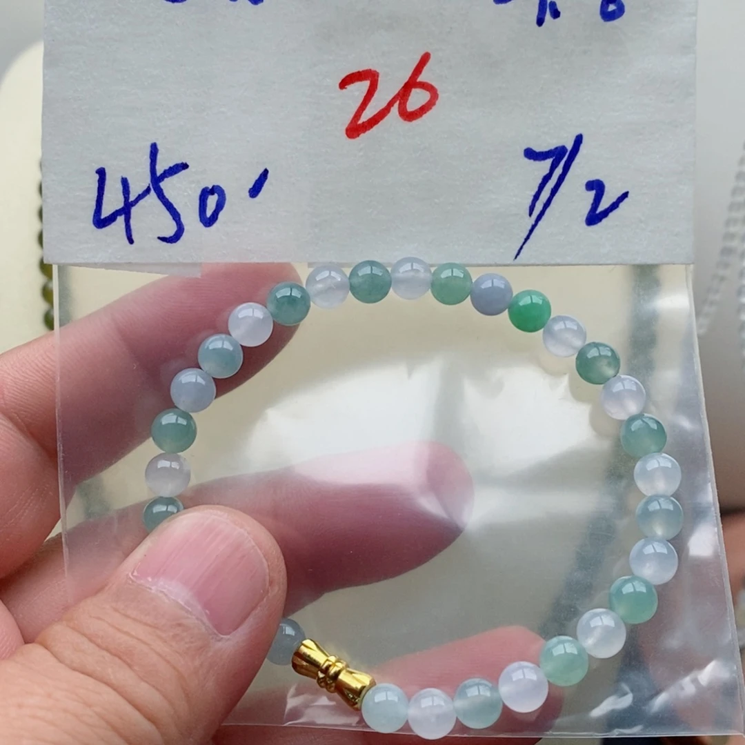 定制翡翠未镶嵌翡翠珠链