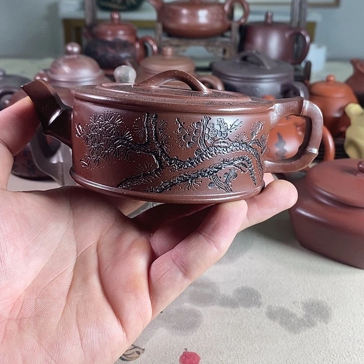 紫砂茶壶大*张紫砂壶正品