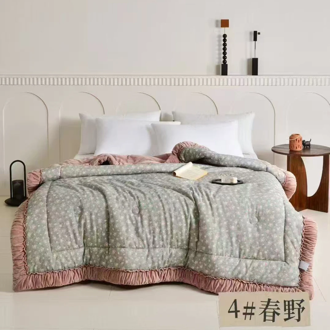 双层纱泡芙被双人200*230微瑕～Y002