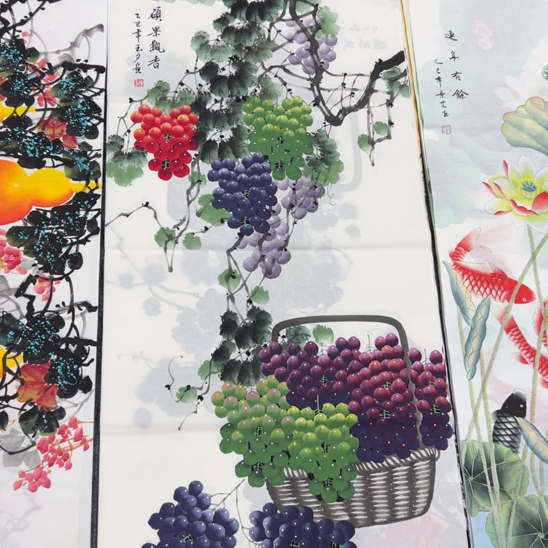 国画尺寸140✖️70四尺手绘画画