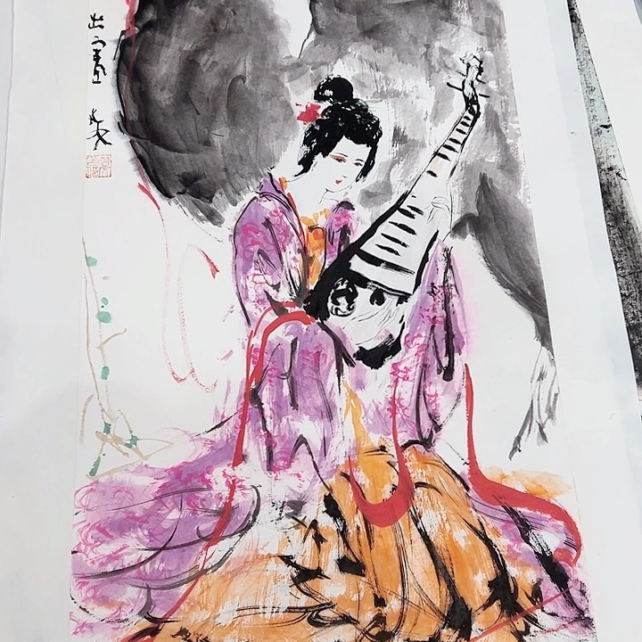 国画用****2许若文老师作品国画