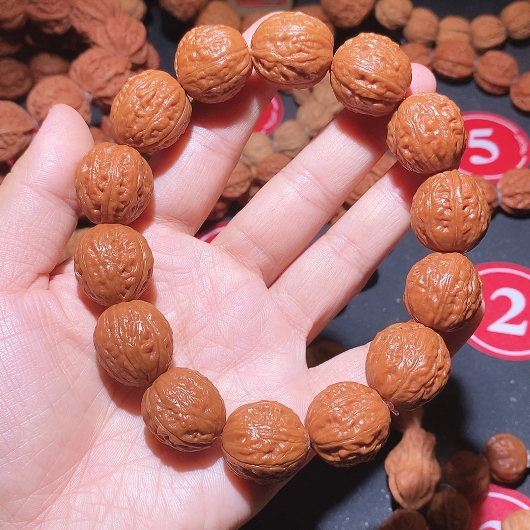 木质类19尺蚂蚁纹手串