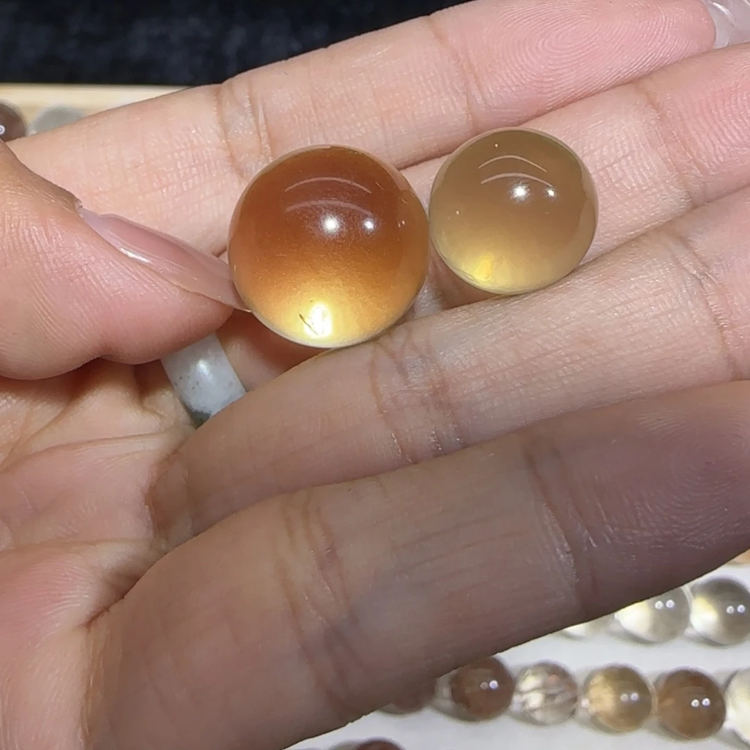 哔***啦水晶珠宝半成品未镶嵌