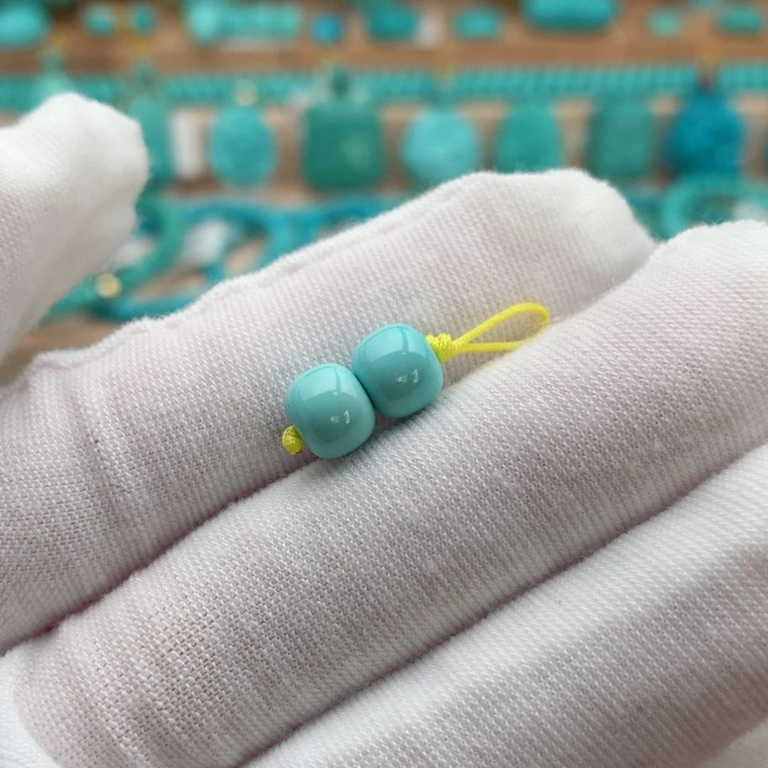 绿松石未镶嵌珠宝奇石7.2mm