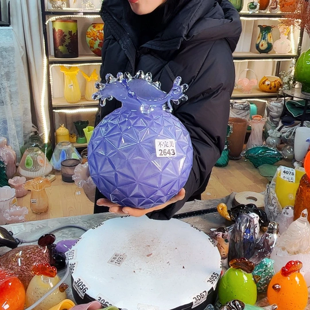 2643家悦美居琉璃摆件不完美