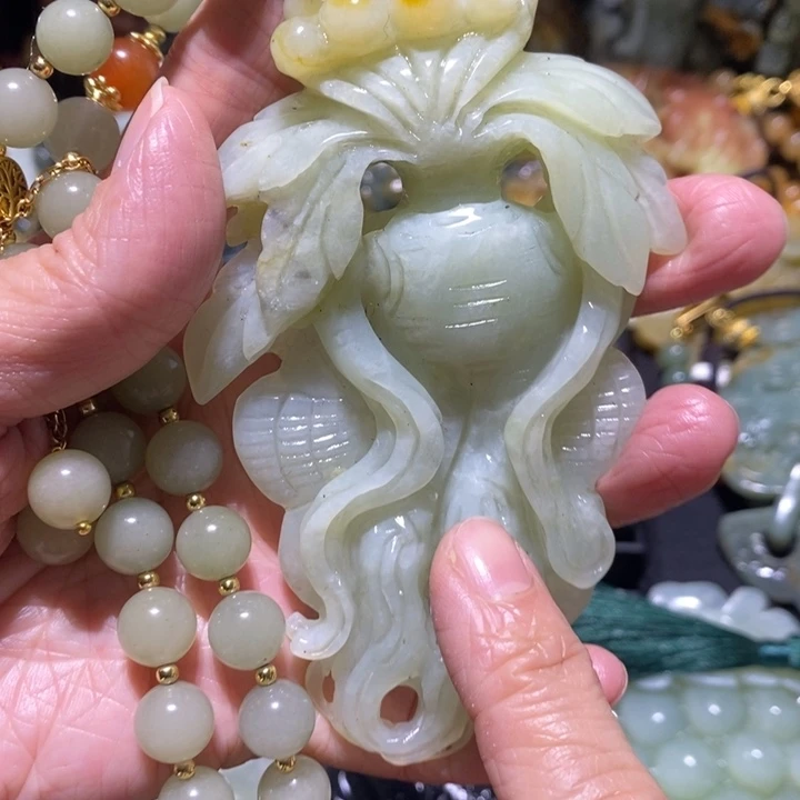 岫玉岫玉吊坠未镶嵌