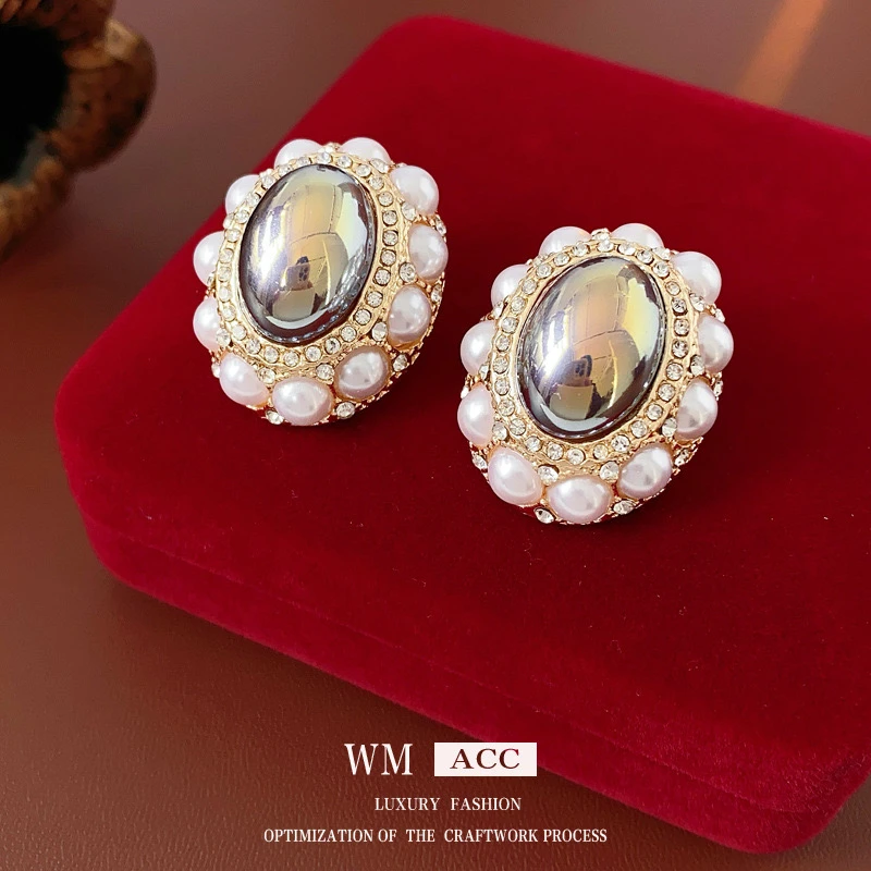 铜合金耳饰 气质轻奢时尚复古法式港风精致优雅-623