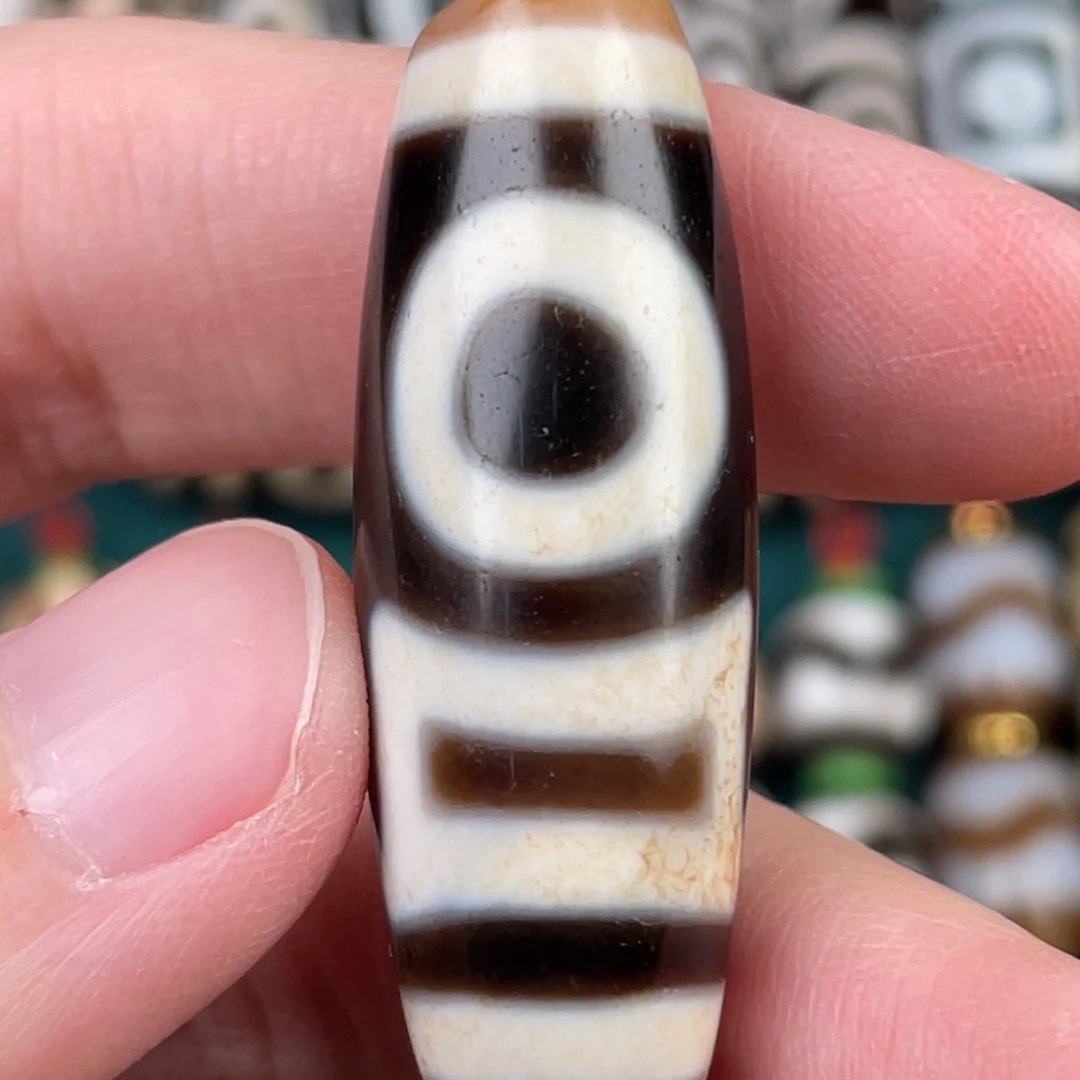 玛瑙/玉髓裸珠39 13 行运双天地图腾