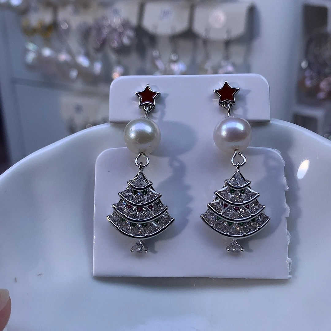 非金属合金福利耳饰4329