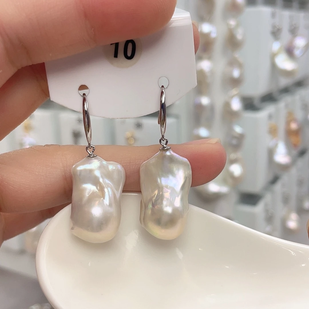 淡水珍珠银S925镶嵌颈饰A***a