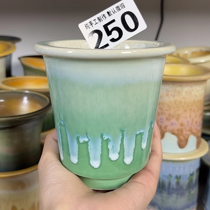 景德镇陶瓷盆 满30包邮 口8