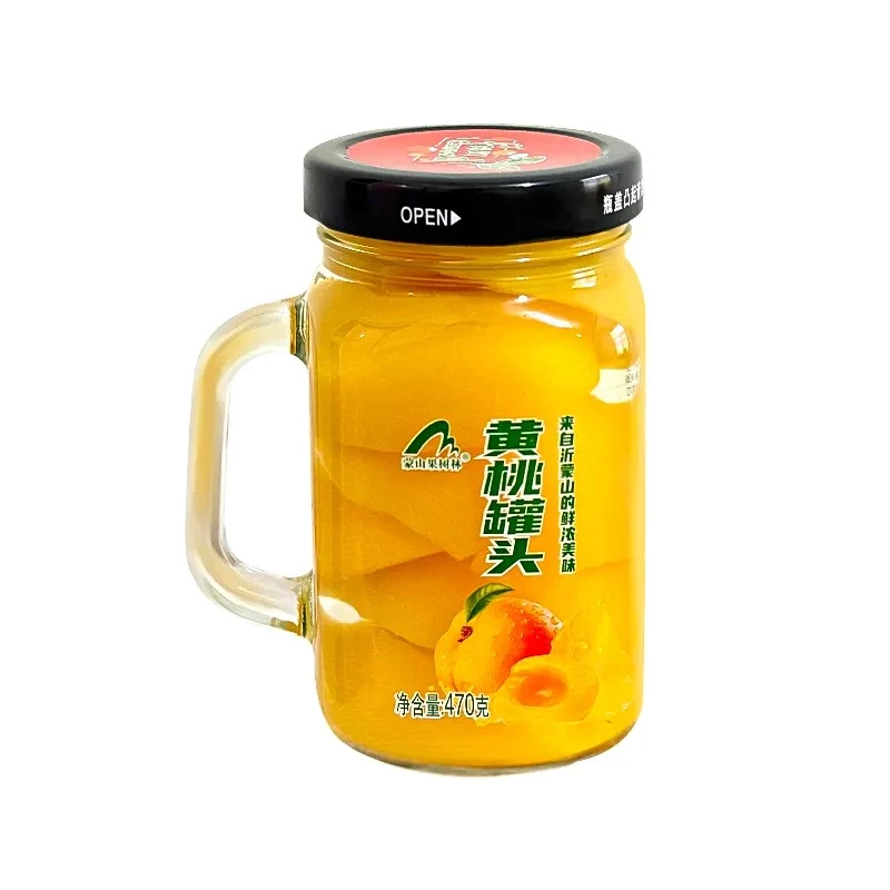 蒙山果树林水杯黄桃罐头/沂蒙甄选为您锁鲜/来自沂蒙山的鲜浓美味