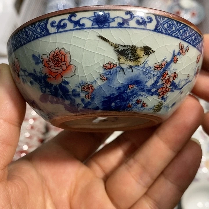 陶摆件景德镇陶瓷主人杯22333