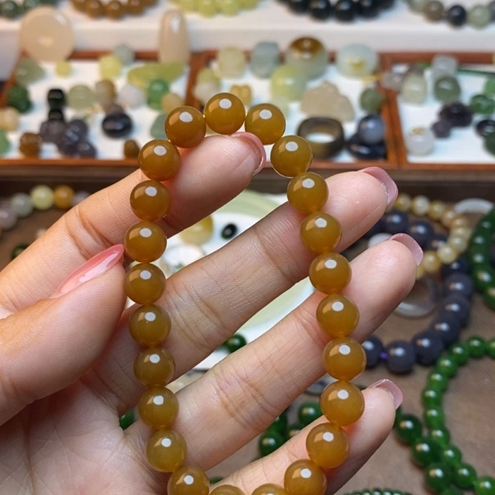 和田玉未镶嵌手链