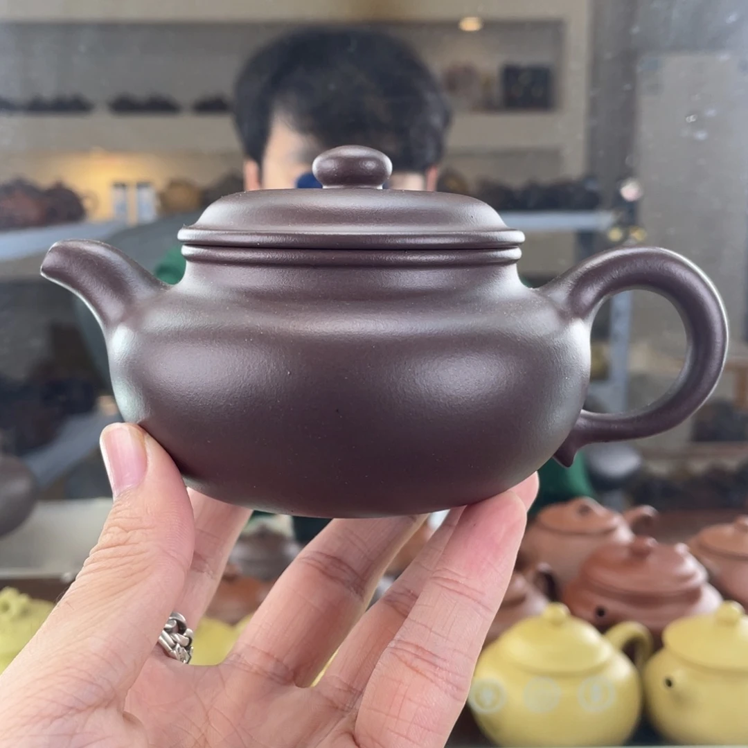 紫砂茶壶260cc老紫泥茶壶