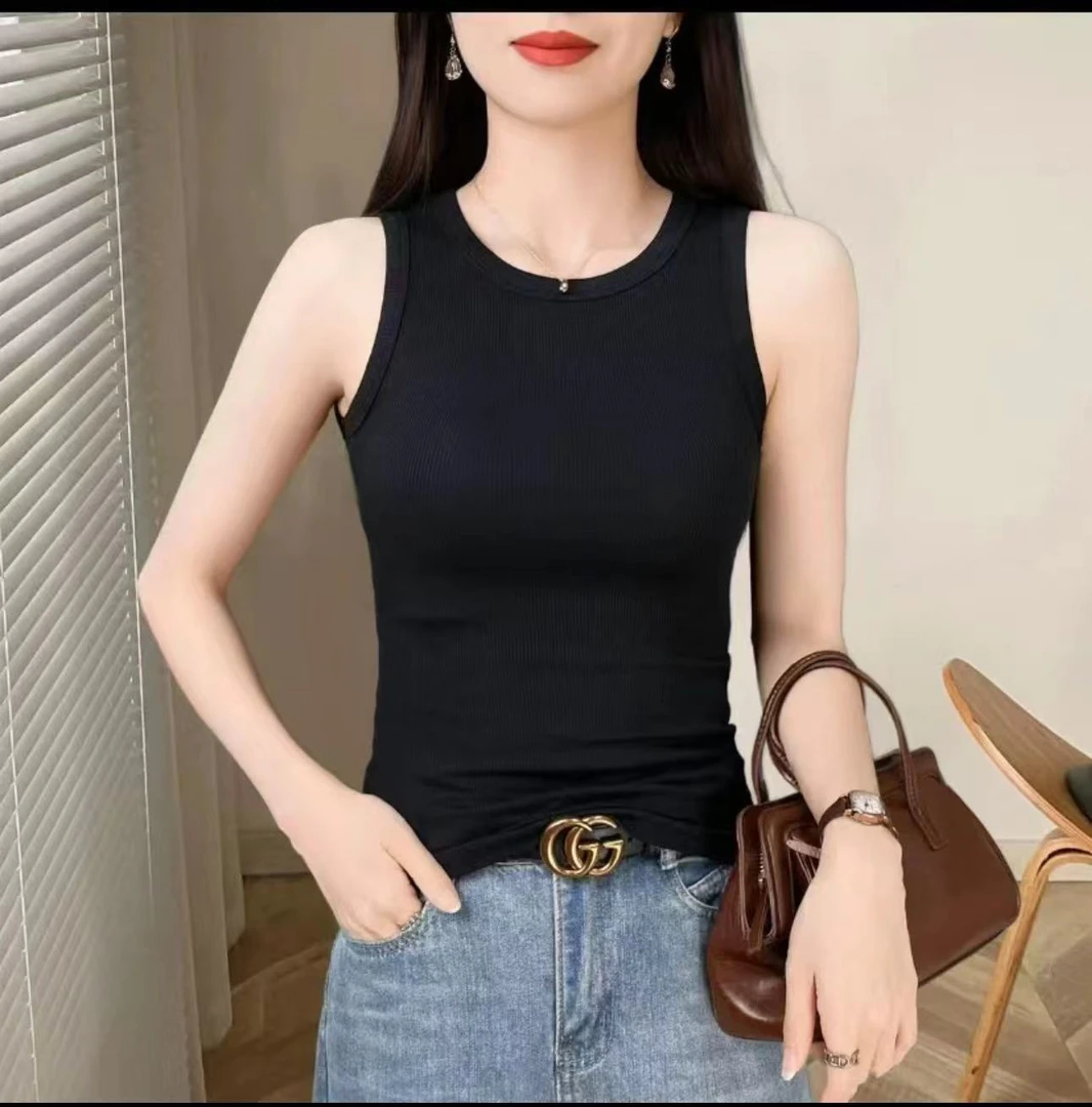 3001 四季款螺纹针织弹力背心