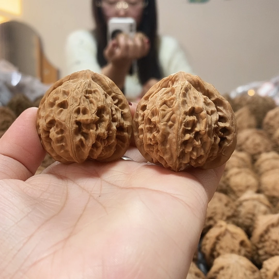 文玩核桃吊坠宫灯39黄