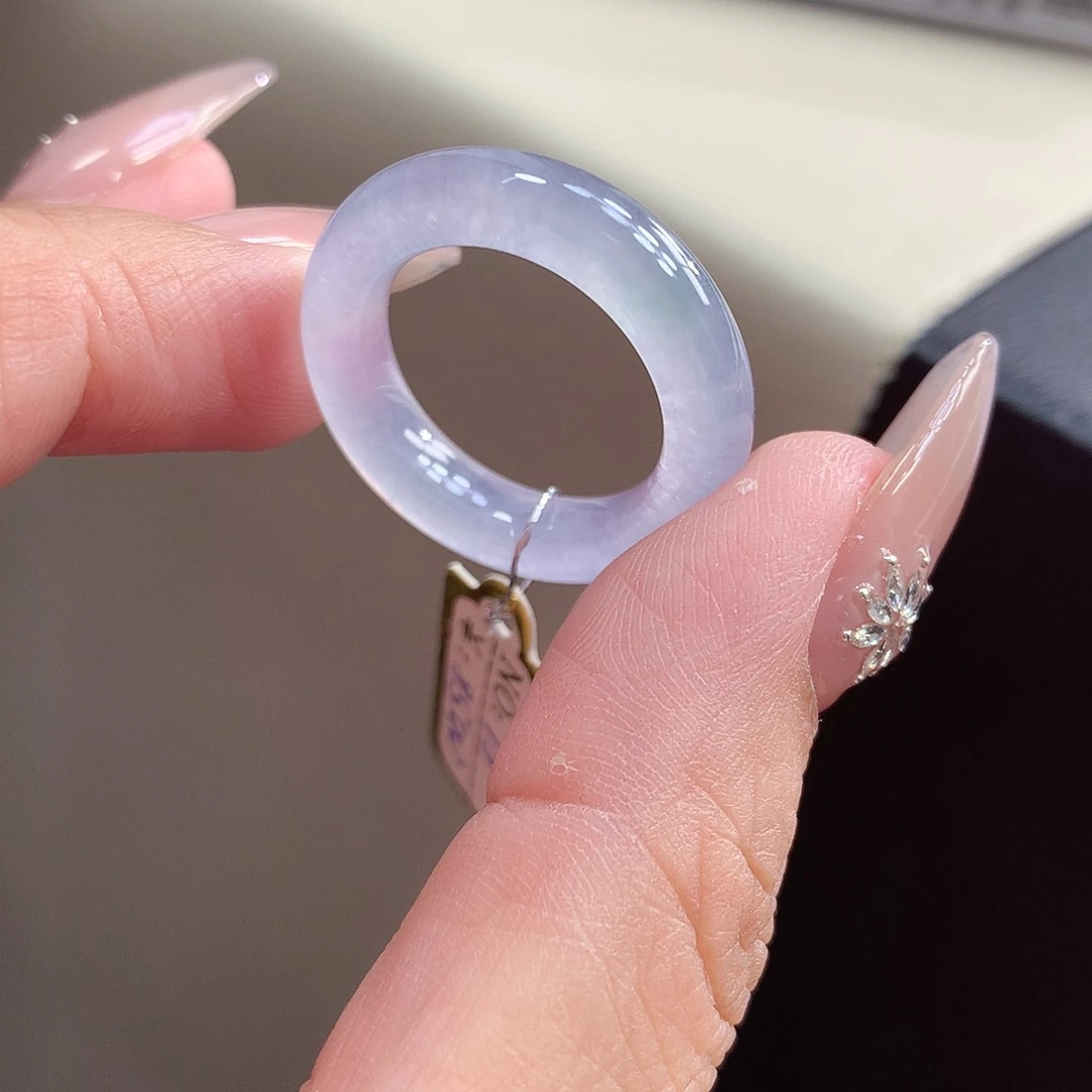 翡翠未镶嵌戒指18号