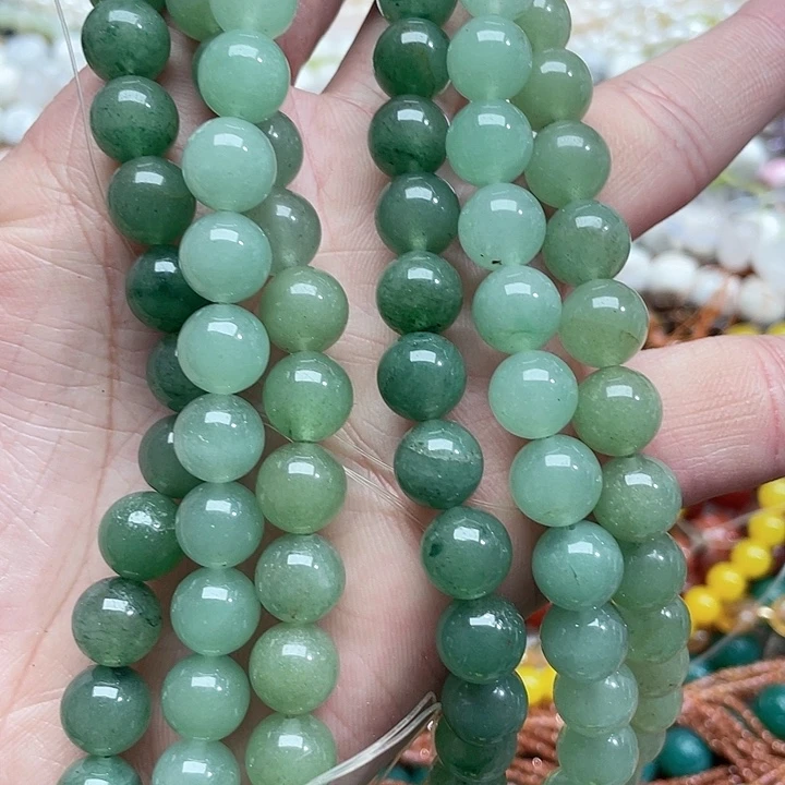 玛瑙/玉髓珠宝半成品未镶嵌一条10mm东林玉