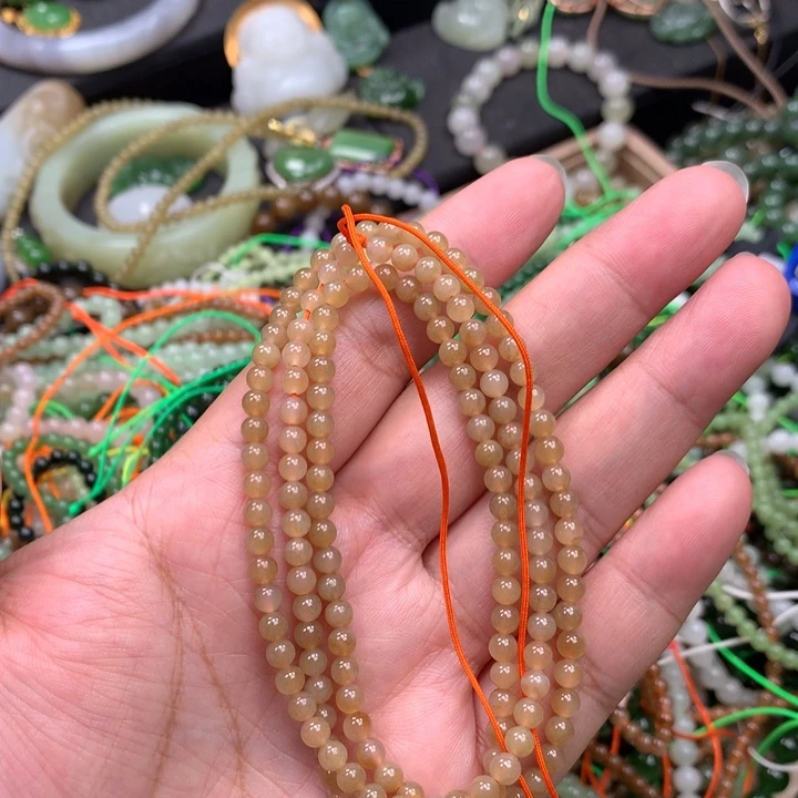 和田玉未镶嵌手链66