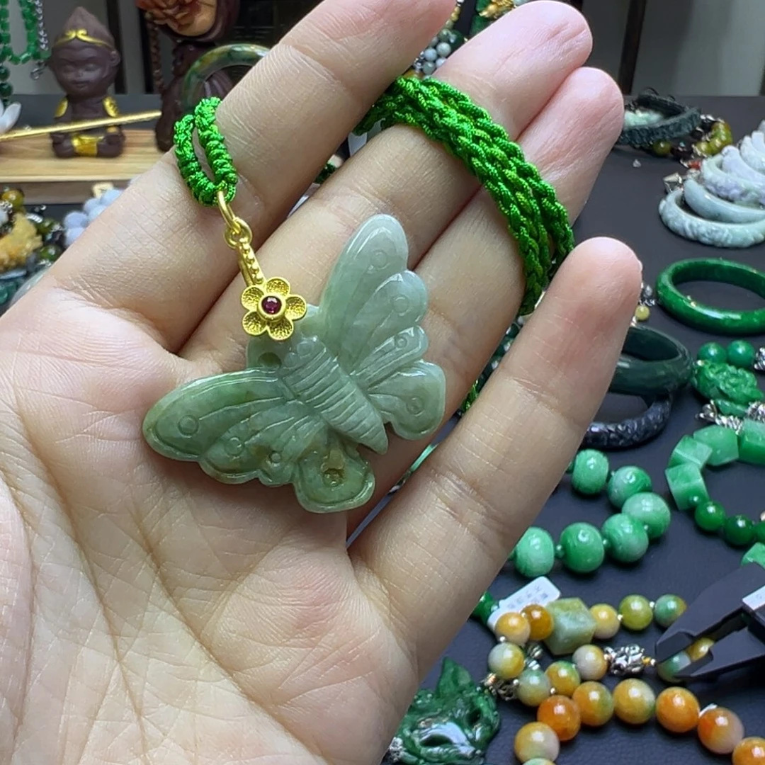 翡翠未镶嵌手链49.9