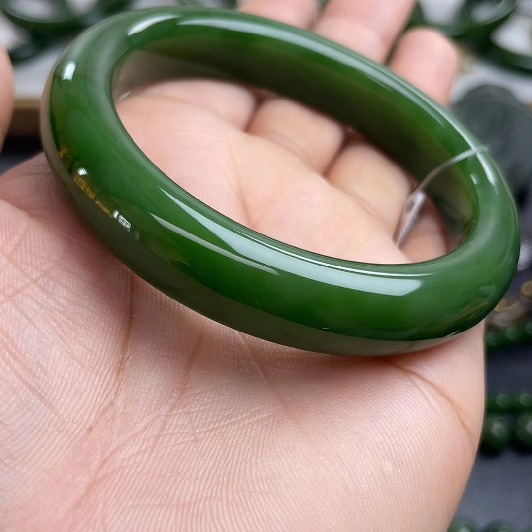 和田玉（碧玉）手镯未镶嵌