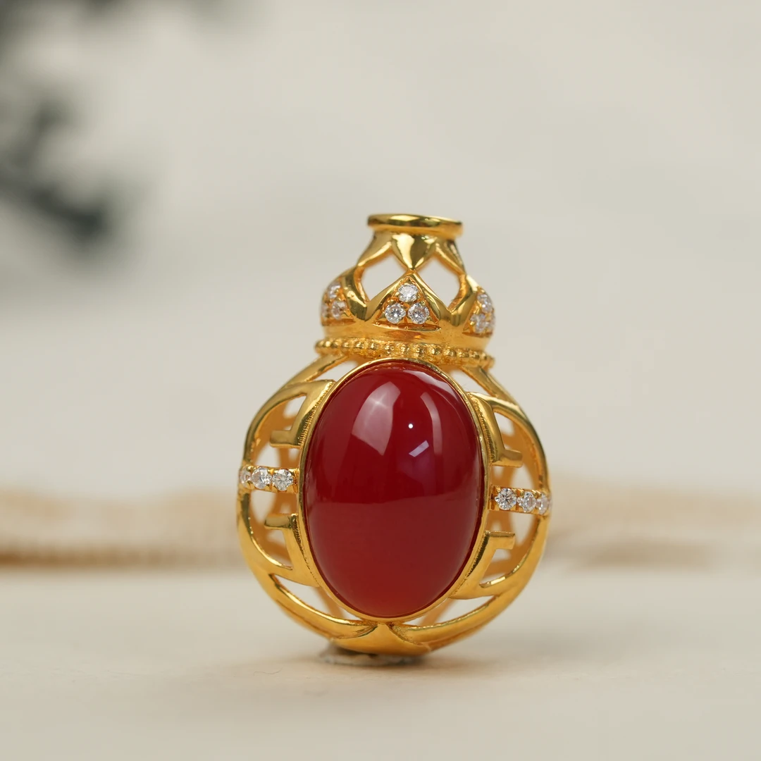 【美祈专属】阿卡18k金三通-gu1213qz-多样性发一（孤）