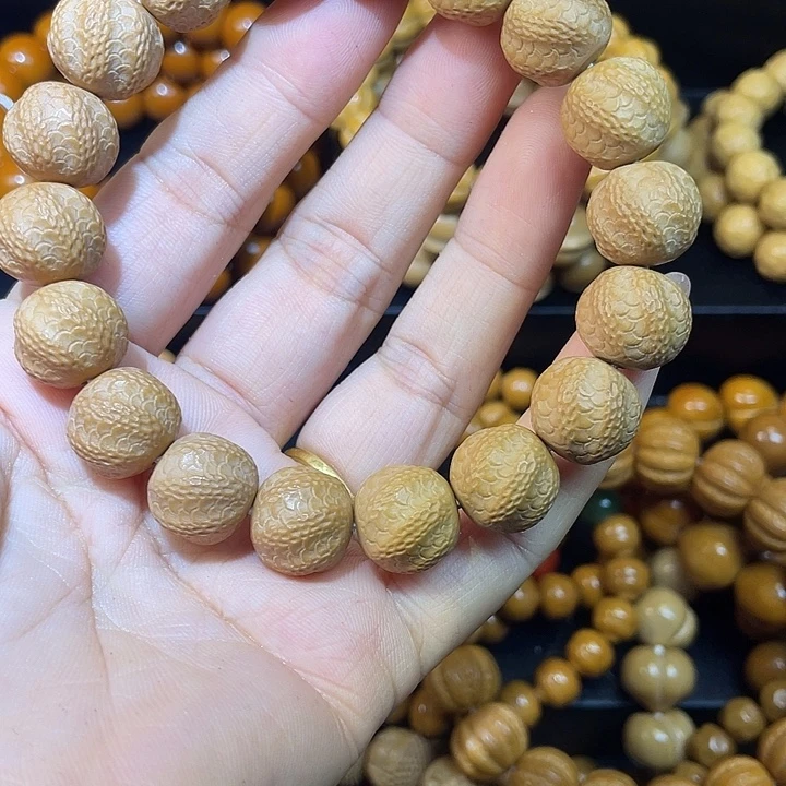 无***氏猴头核桃手串猴头