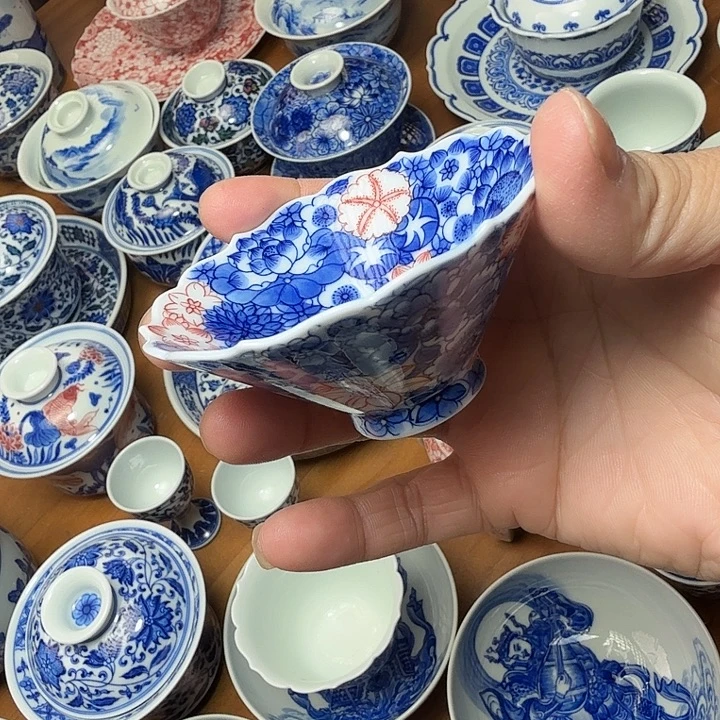 手绘万花斗笠款福利款