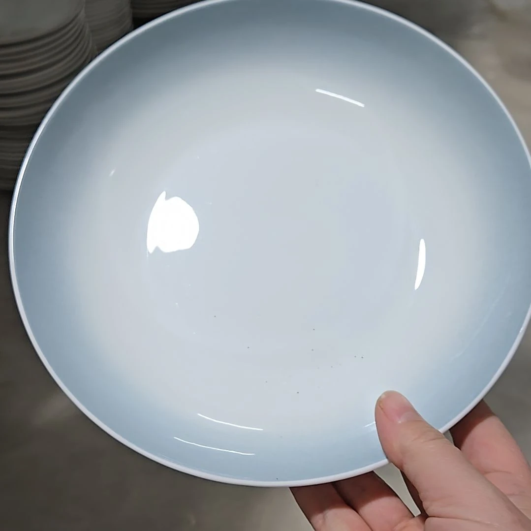 碗微瑕渐变8寸4个深盘666666