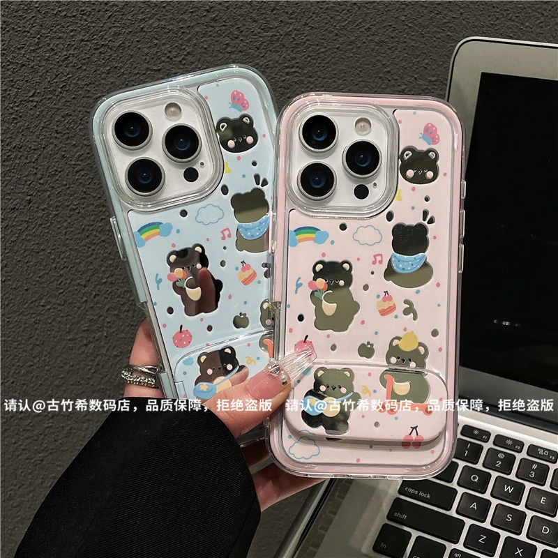 炫彩镜面适用苹果16/iPhone/华为手机壳防摔15promax爆款pura70潮