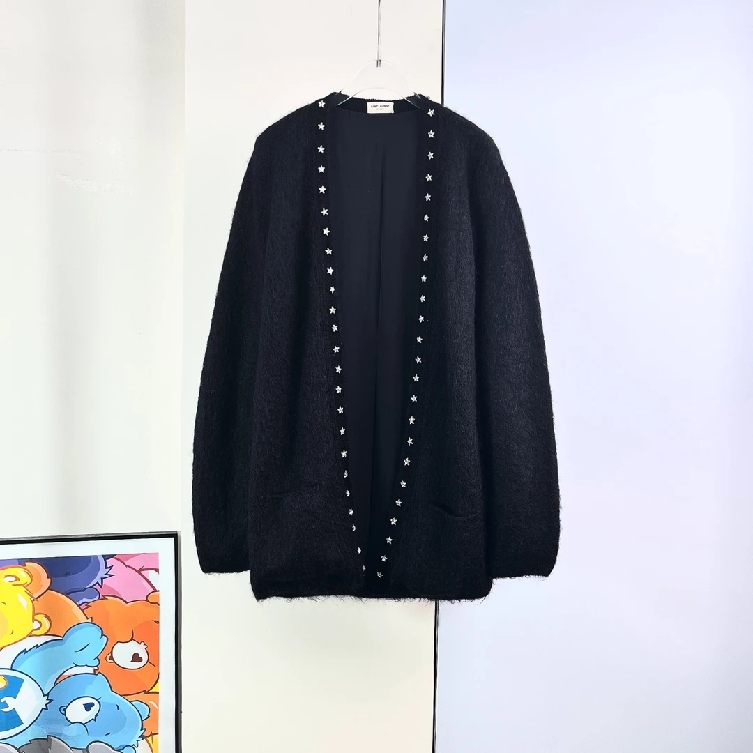 99新 YSL/圣罗兰 开衫外套/M码/Xsp39322